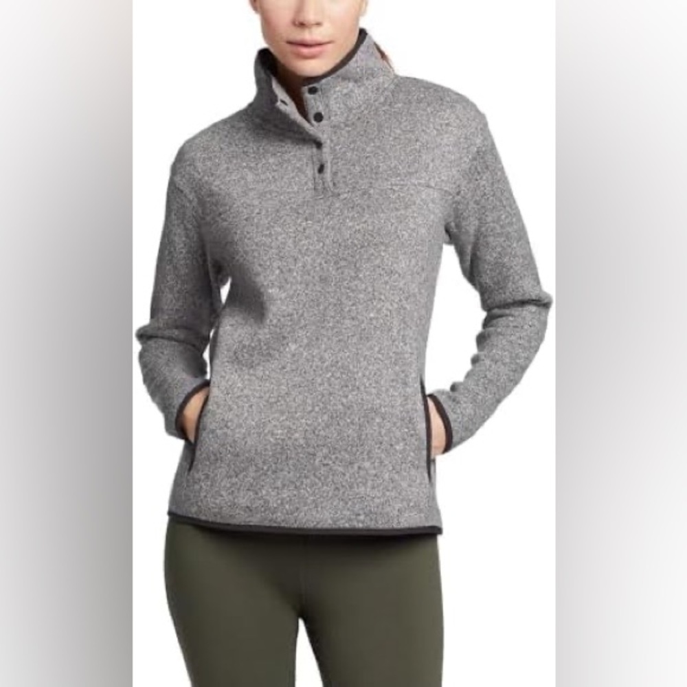 Eddie Bauer Women’s Radiator Fleece 2.0 Snap Mock Neck